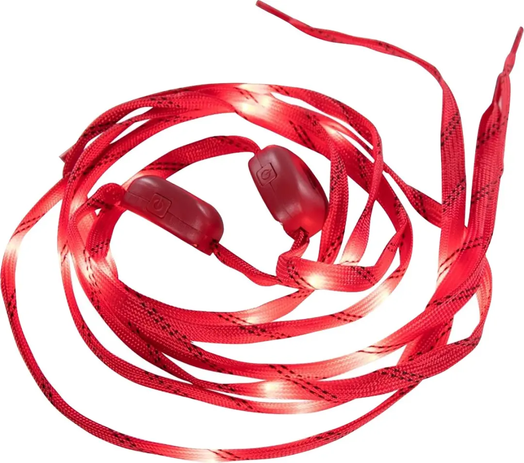 Trespass Glo LED Laces (Red)