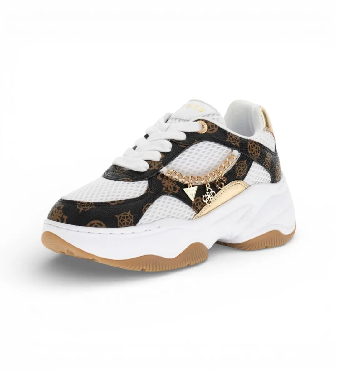 Guess Harpaa Dames Sneaker - Wit - Maat 37 - afbeelding 5 van 6