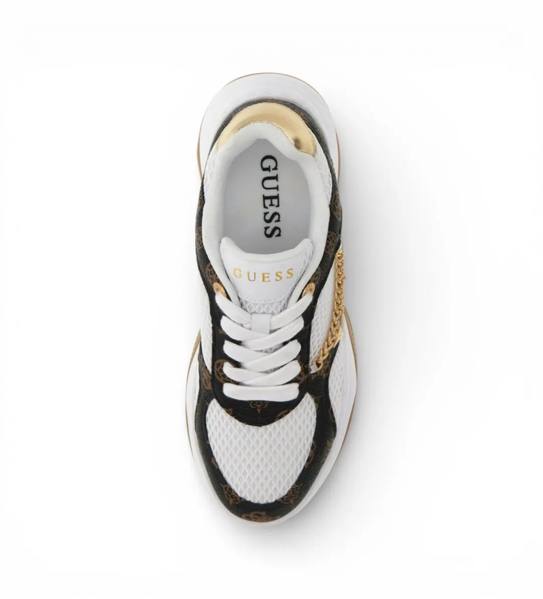 Guess Harpaa Dames Sneaker - Wit - Maat 37 - afbeelding 4 van 6