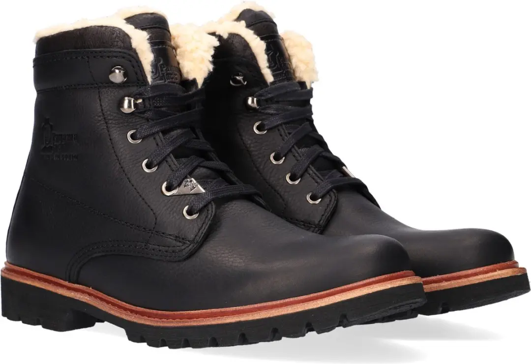 Panama Jack Heren Veterschoenen 03 Aviator C2 - Zwart - Maat 40