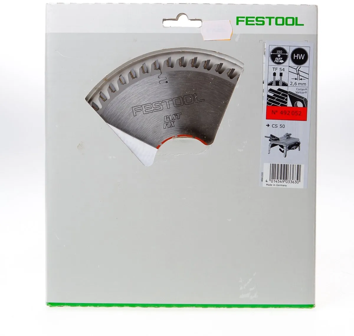 Festool Cirkelzaagblad 492052 Laminaat 54T - Ø190mm - afbeelding 6 van 6