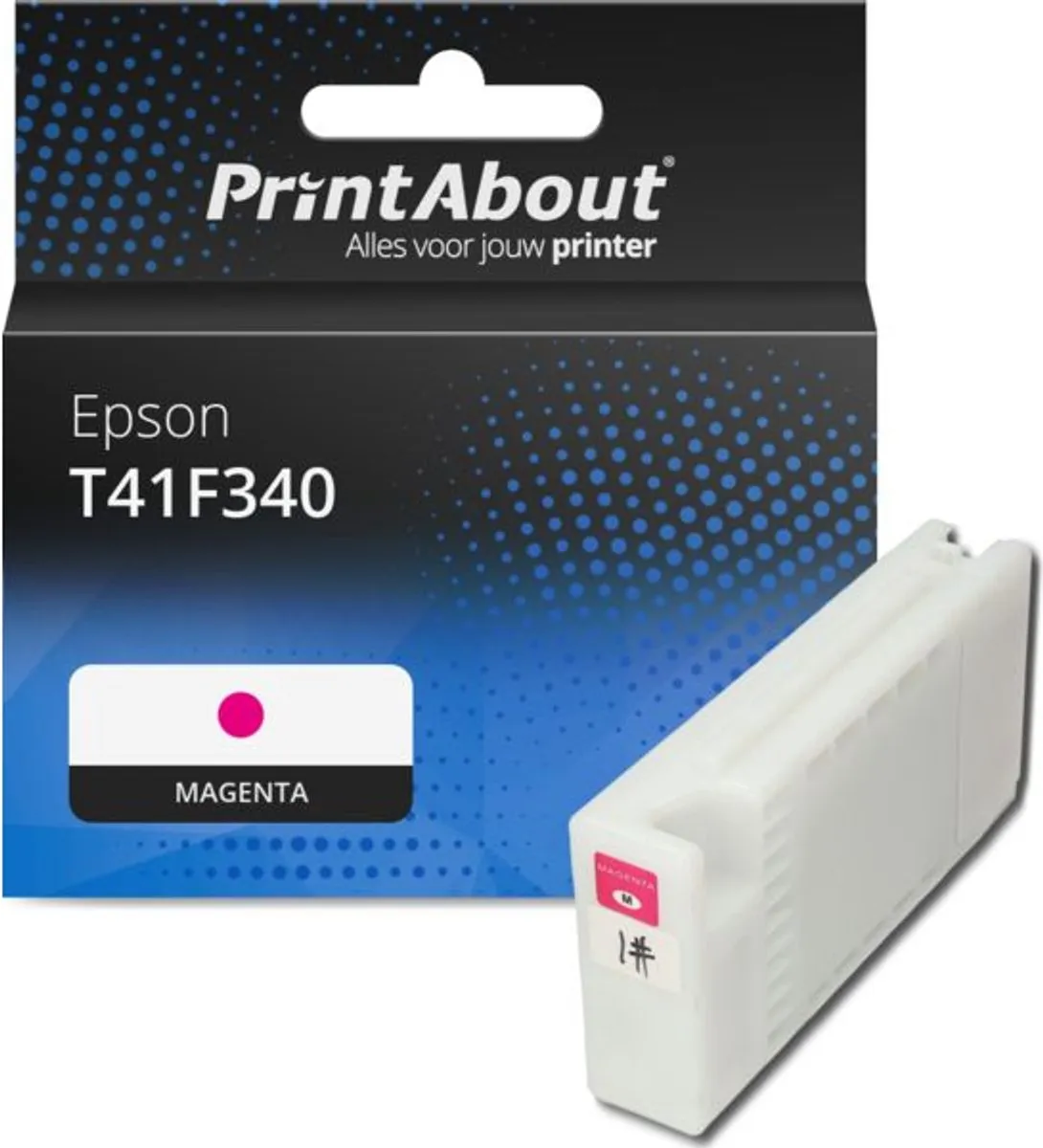 PrintAbout T41F340 Inktcartridge Magenta