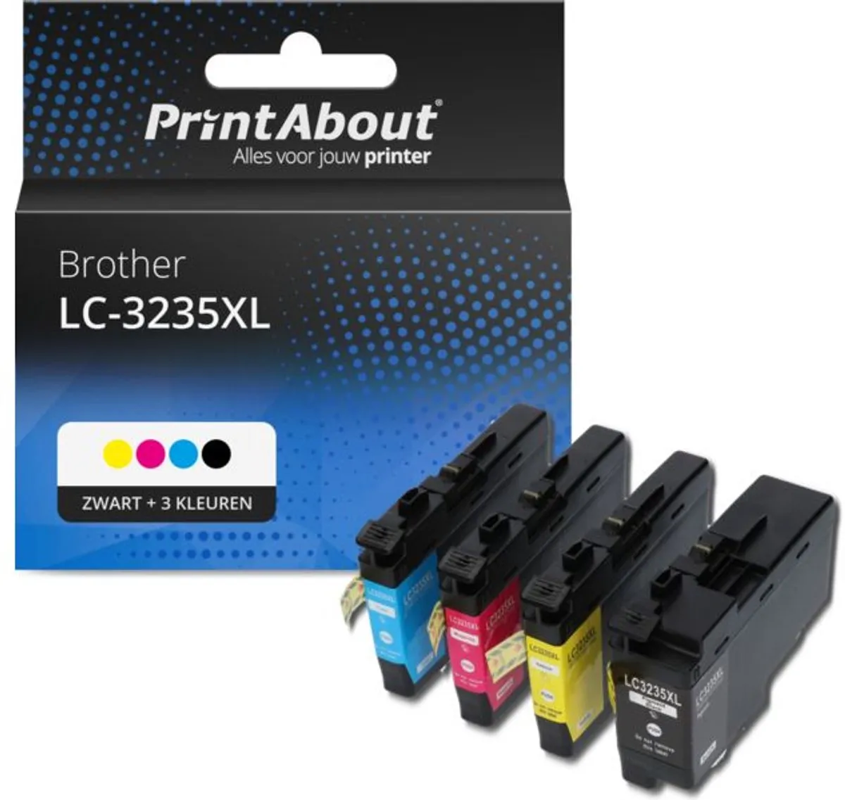 PrintAbout Huismerk Brother LC-3235XL Inktcartridge