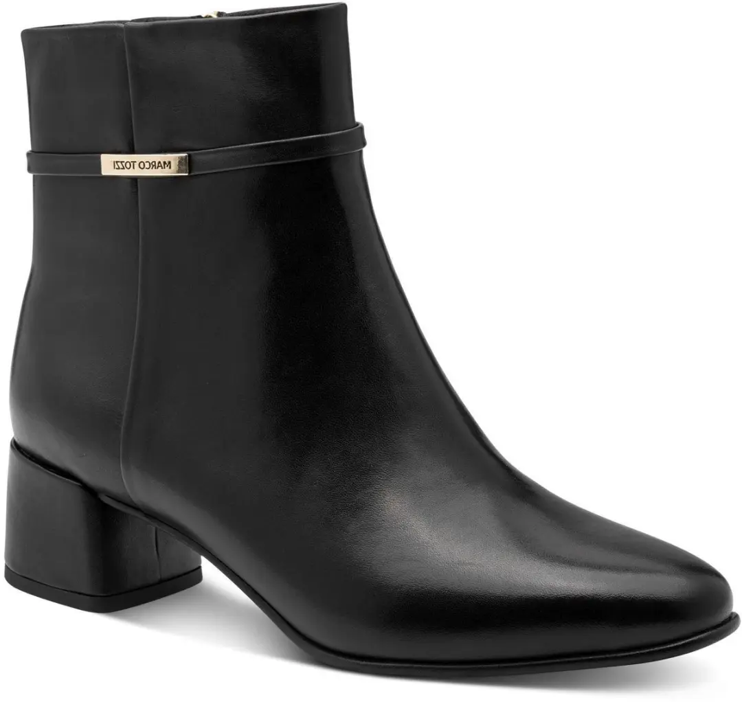 Marco Tozzi Dames Enkellaarsje 2-25378-47 001 F-breedte Maat: 37 EU