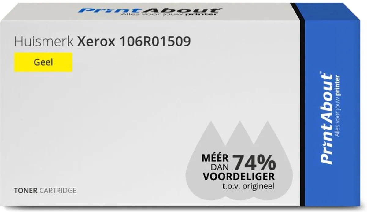 PrintAbout Xerox 106R01509-PA Toner Geel
