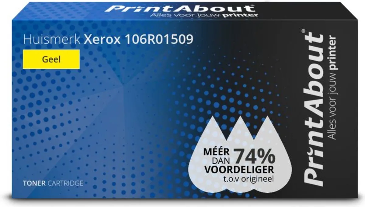PrintAbout Xerox 106R01509-PA Toner Geel