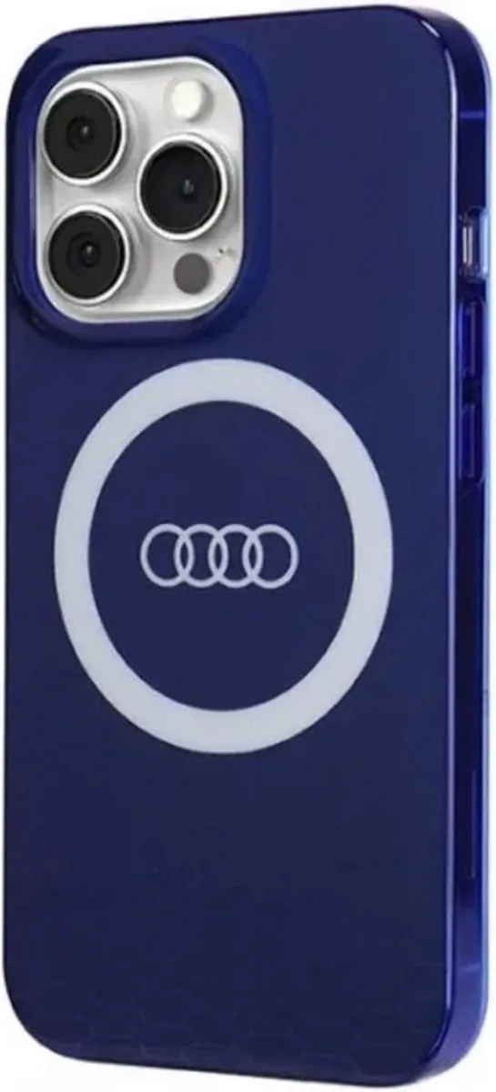 Audi IML Big Logo Back Case - iPhone 13 Pro - Blauw