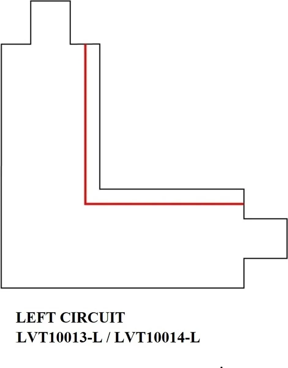 Ledvion 1-Fase RailL-Vorm Connector - Wit