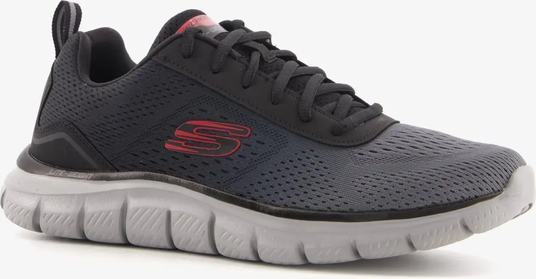Skechers Track Ripkent heren sneakers zwart