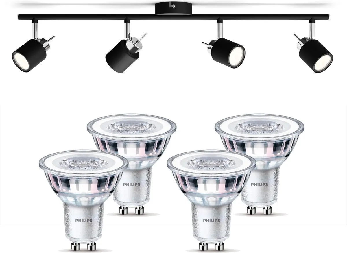Philips Meranti Opbouwspot 4x GU10 Warmwit