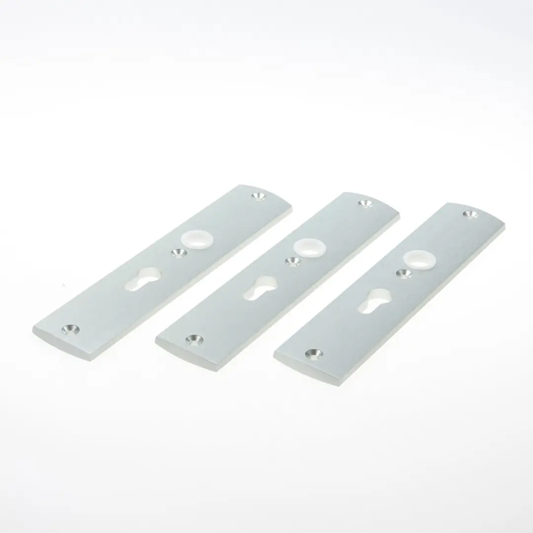 AXA 6661 Veiligheidsschild Curve Plus Buitendeur 55mm - Aluminium - afbeelding 4 van 5