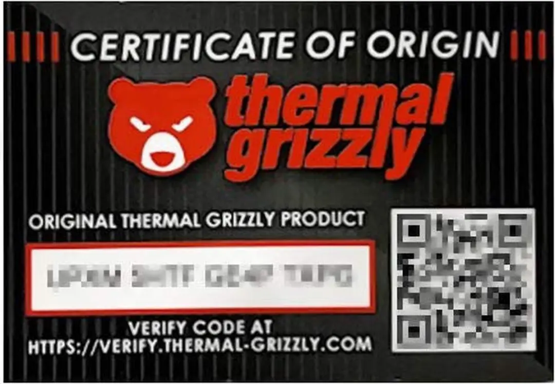 Thermal Grizzly Karbonaut PAD TG-CA-38x38x0,2MM-R - Zwart