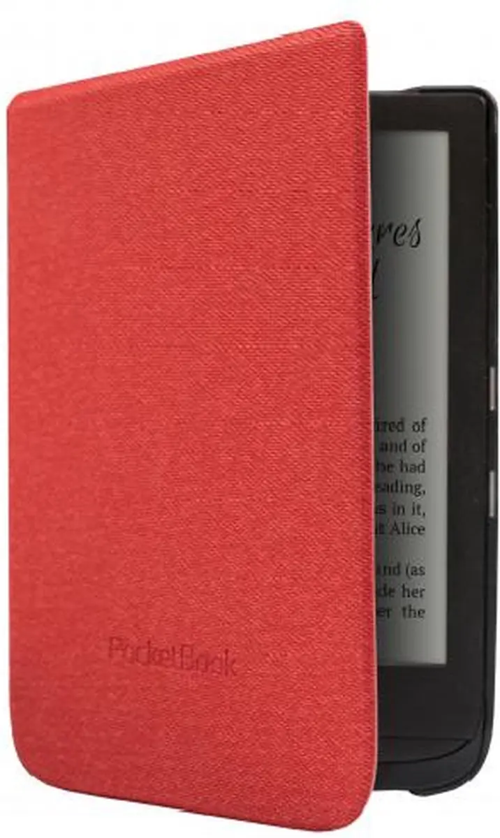 PocketBook WPUC-627 Hoes - Rood - o.a. Basic Lux 2/Touch Lux 4 - afbeelding 4 van 6