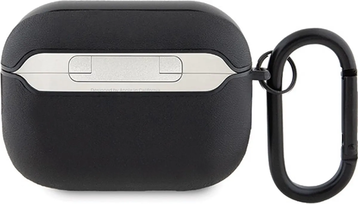 Mercedes AMG AirPods Pro 2 Cover - Zwart/Leer