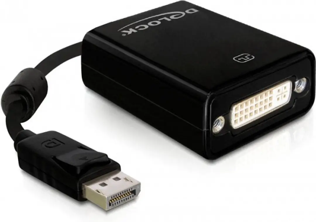 Delock DisplayPort naar DVI Adapter - Zwart