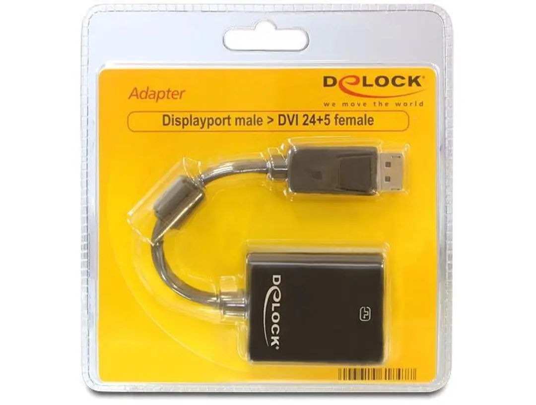 Delock DisplayPort naar DVI Adapter - Zwart
