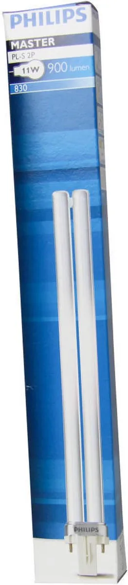 Philips PL-S 11W 830 Rookglas - Warm wit licht 3000K