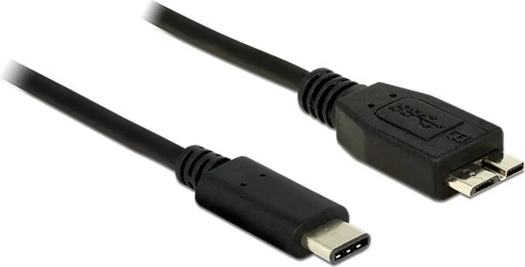 Delock USB 3.1 Kabel 1m - Zwart - afbeelding 6 van 6
