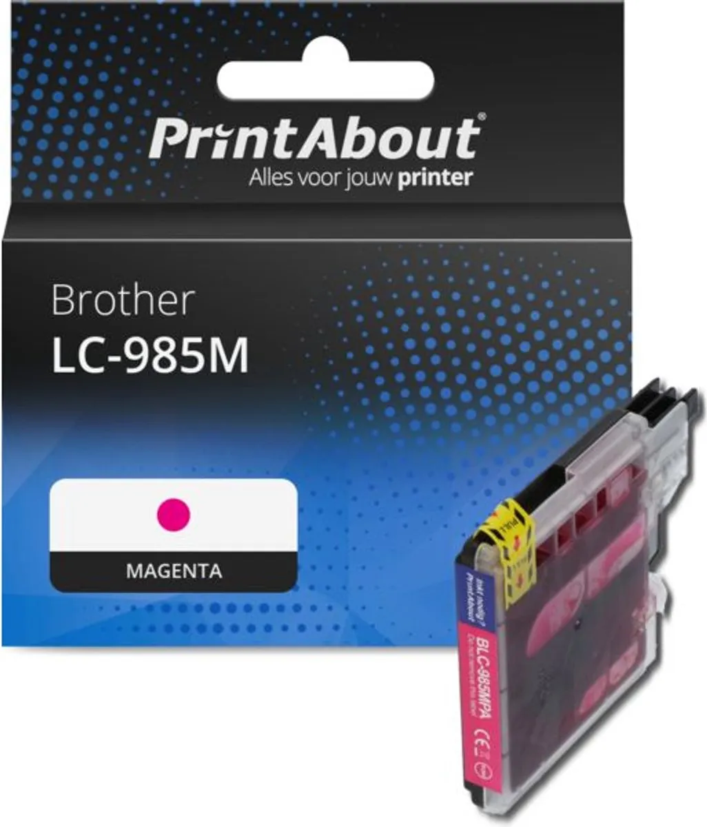 PrintAbout LC-985M Inktcartridge Magenta