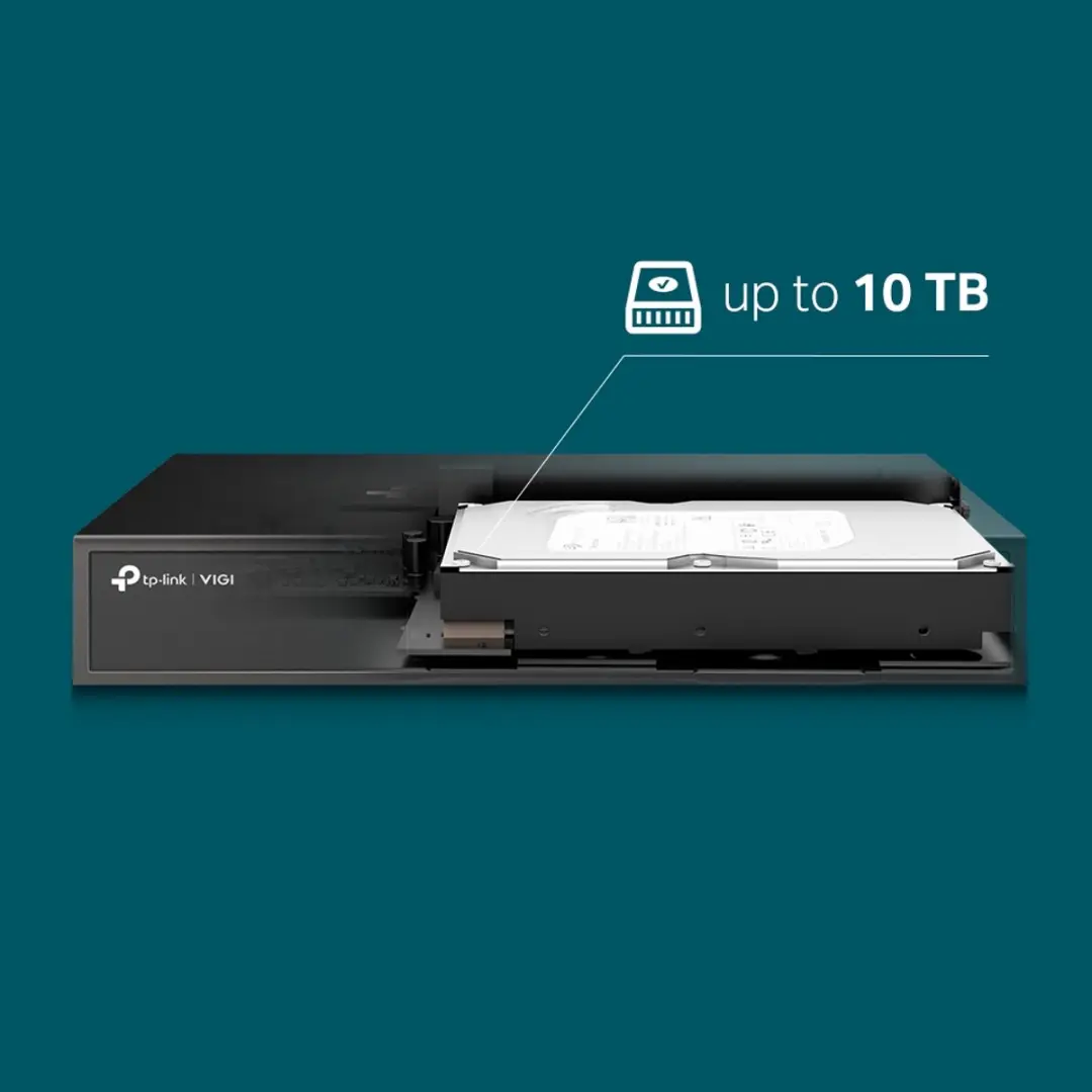 TP-Link VIGI NVR1008H NVR - 8 Kanalen - Zwart - afbeelding 5 van 6