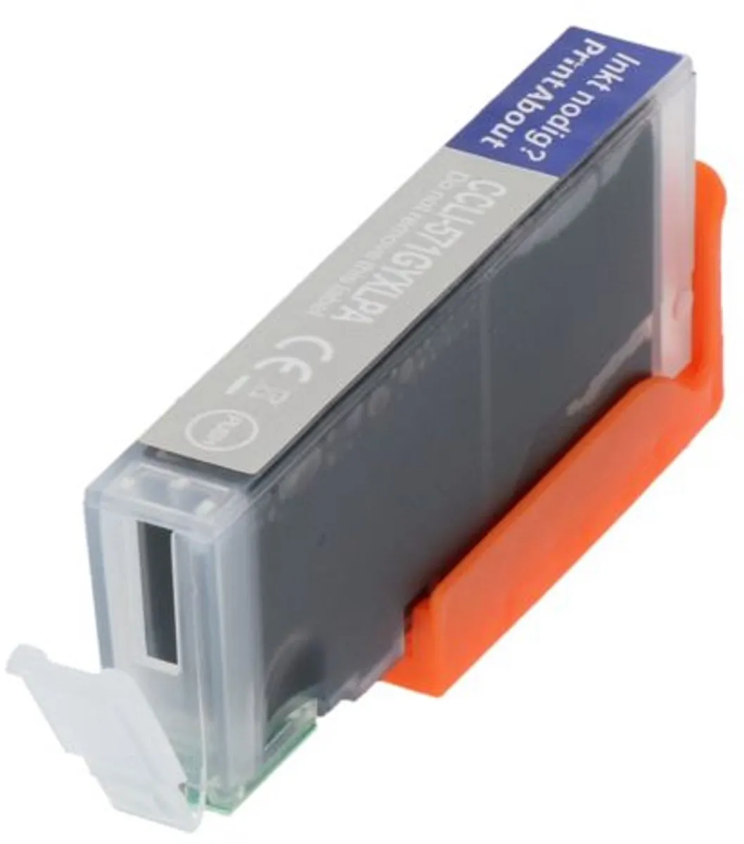 PrintAbout CLI-571GY XL Inktcartridge - Grijs - 3685 pagina's