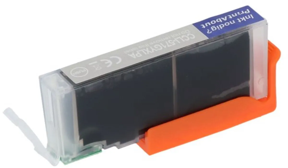 PrintAbout CLI-571GY XL Inktcartridge - Grijs - 3685 pagina's