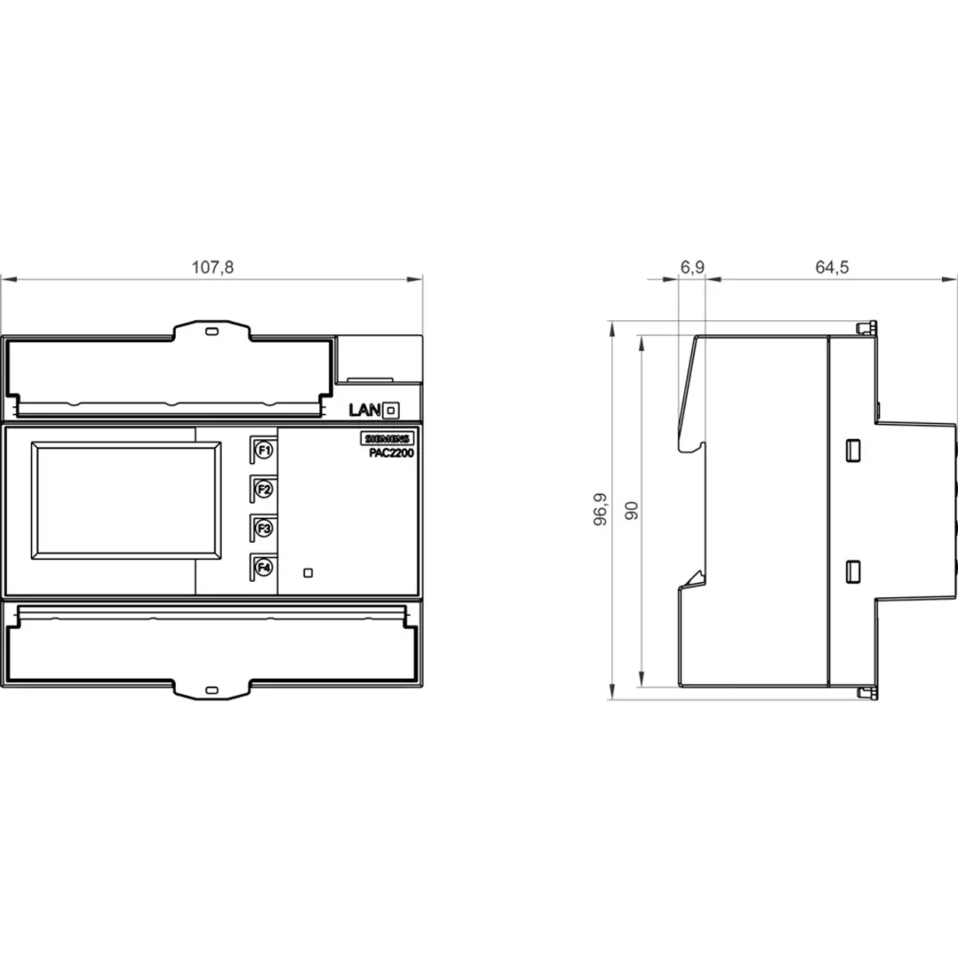 Siemens 7KM2200-2EA30-1EA1 Meetapparaat - afbeelding 2 van 5