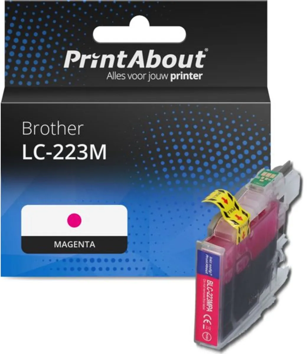 PrintAbout LC-223M Inktcartridge Magenta - 13ml