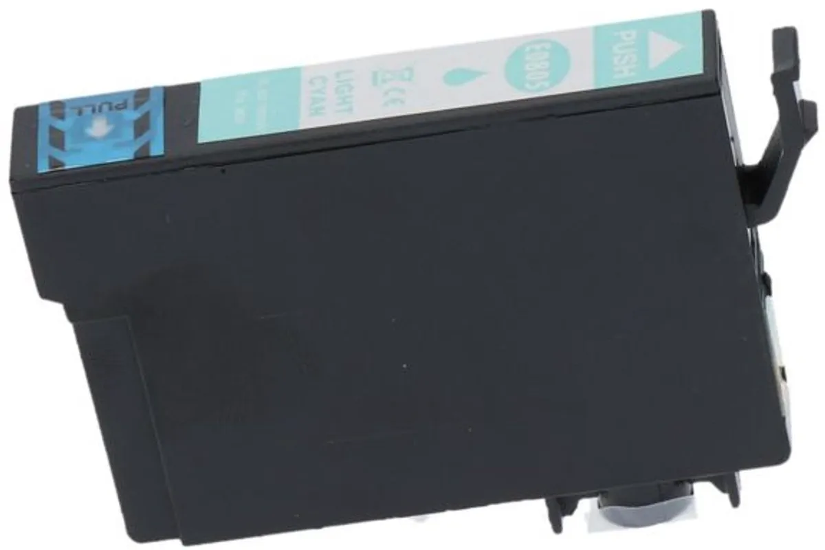 PrintAbout Epson T0805 Inktcartridge Licht-cyaan 13ml
