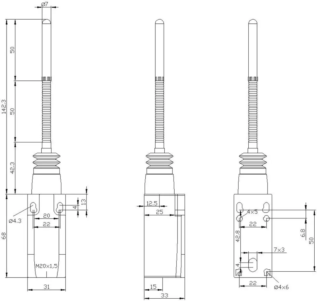 Siemens 3SE5232-0HR01 Positieschakelaar - 6A - IP65