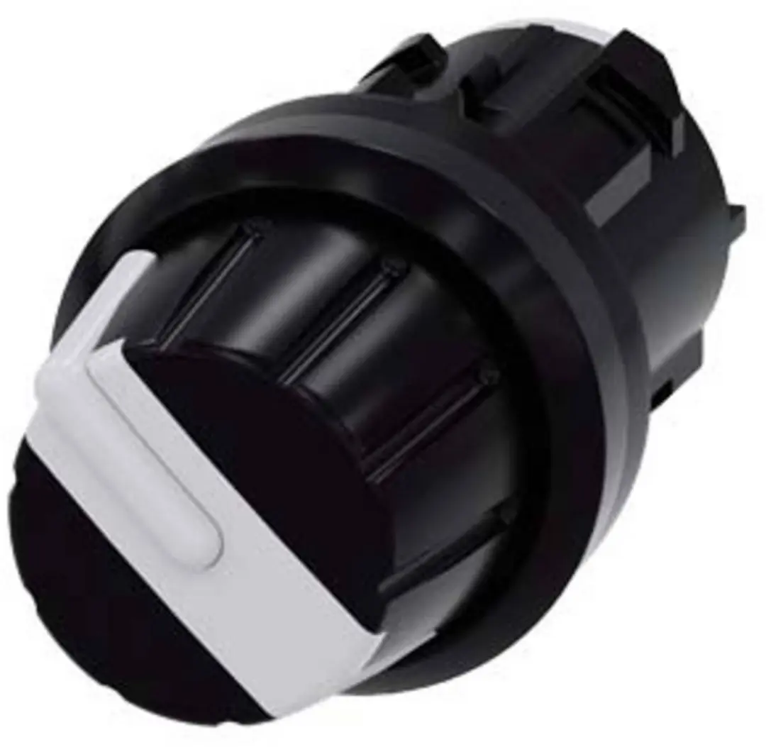 Siemens 3SU10002AS600AA0 Knevelschakelaar Knop Wit