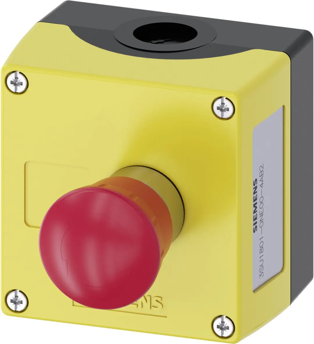 Siemens 3SU18010NE004AB2 3SU1801-0NE00-4AB2 Behuizing Voor bodembevestiging, Met