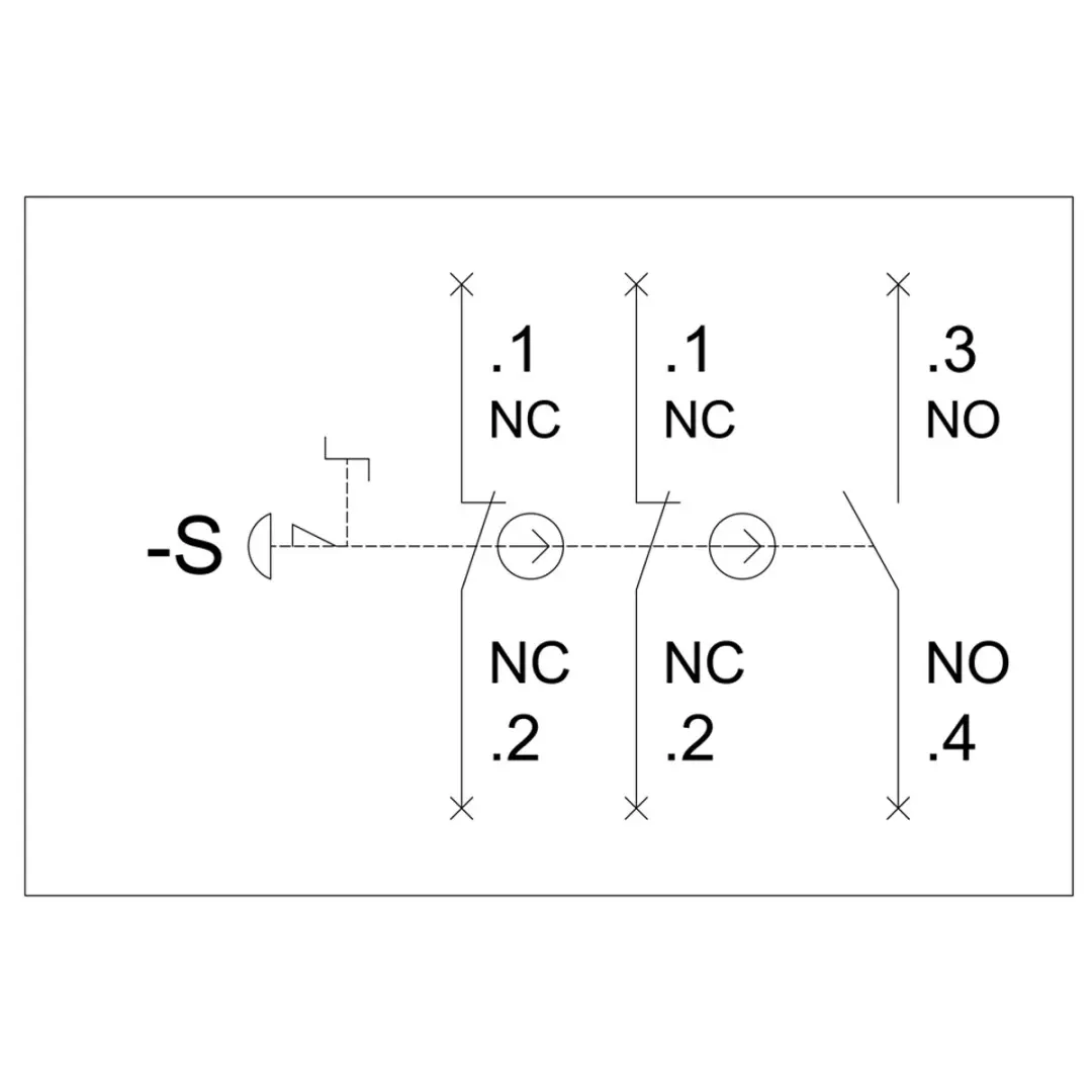 Siemens 3SU18010NE004AB2 Behuizing bodembevestiging - 1 Knop - Rood/Zwart - afbeelding 2 van 6