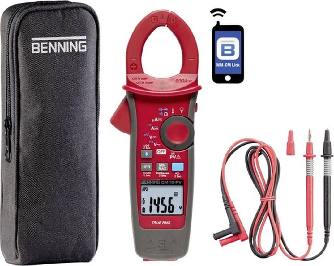 Benning CM 10-1 Stroomtang Datalogger CAT IV 600V - 6000 Counts
