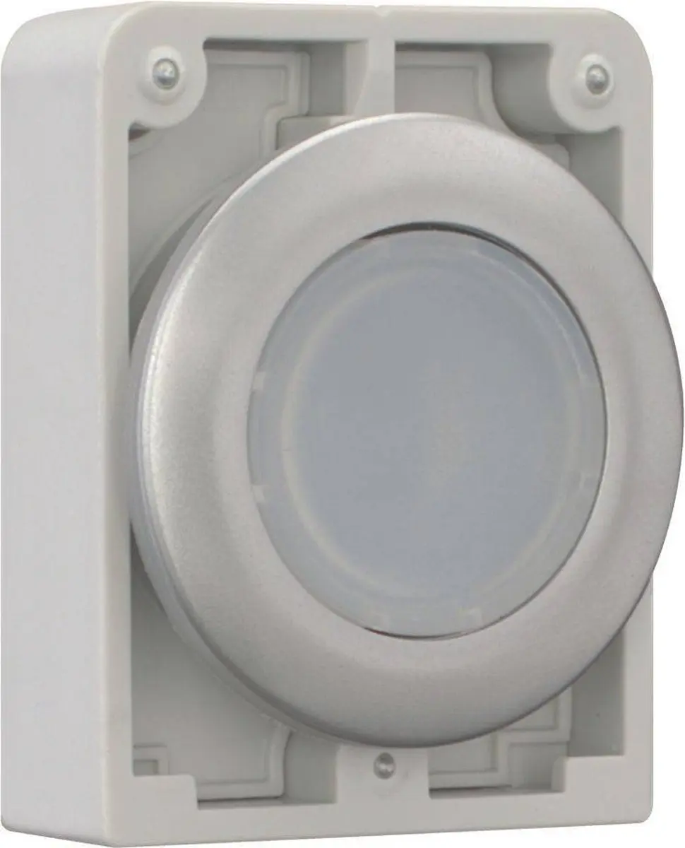 Eaton 182950 M30C-FDRL-W Drukschakelaar - Verchroomd Wit