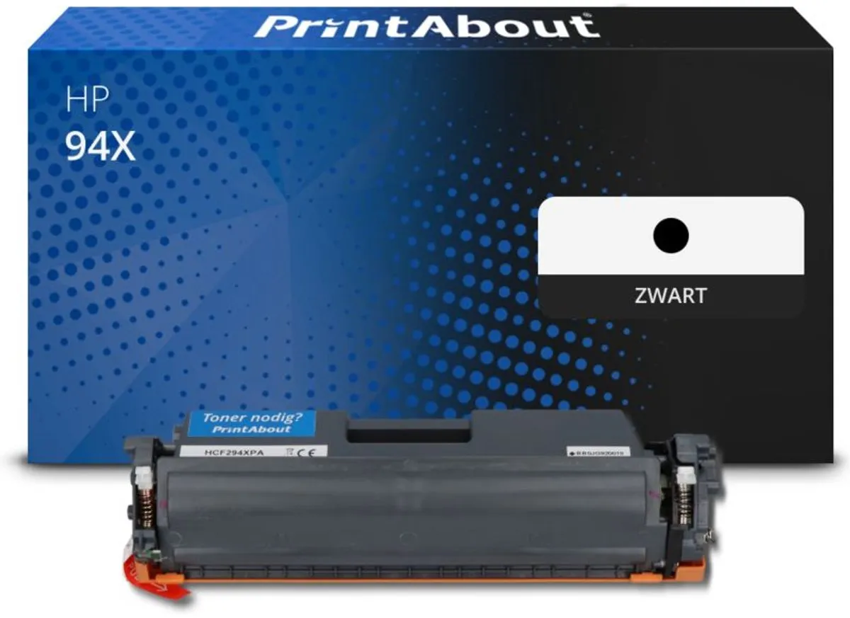 PrintAbout Huismerk HP 94X CF294X Toner Zwart - 3.100 Pagina's