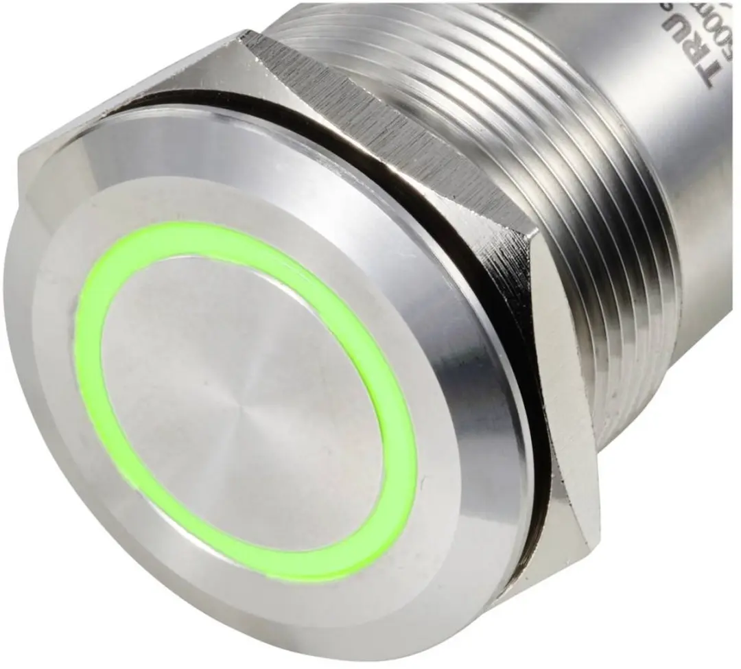 Tru Components TC-PS223P10YSSG12T M12 Connector - 24V Groen