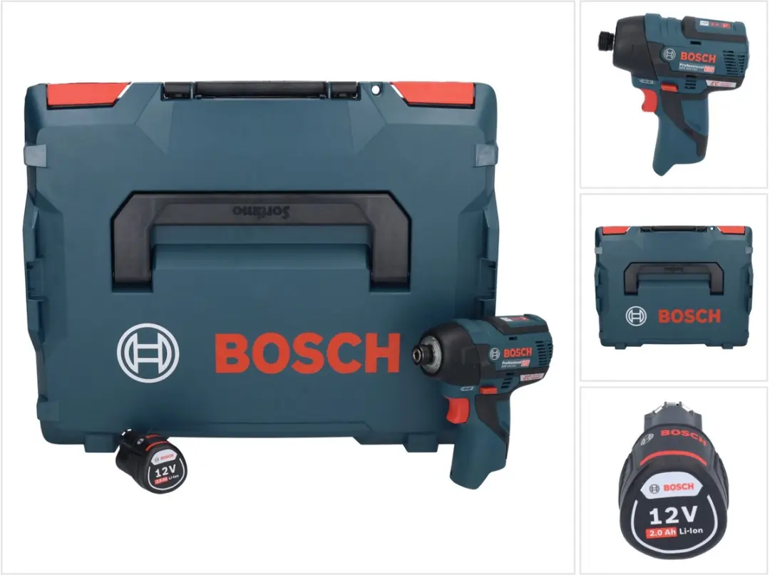 Bosch GDR 12V-110 Professionele accu-slagmoersleutel 12 V 110 Nm 1/4" borstelloo