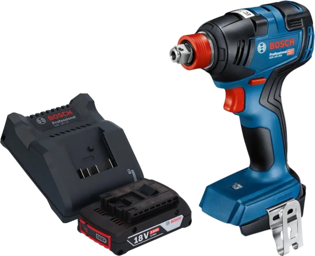 Bosch GDX 18V-200 Professionele accu-slagmoersleutel 18 V 200 Nm borstelloos + 1