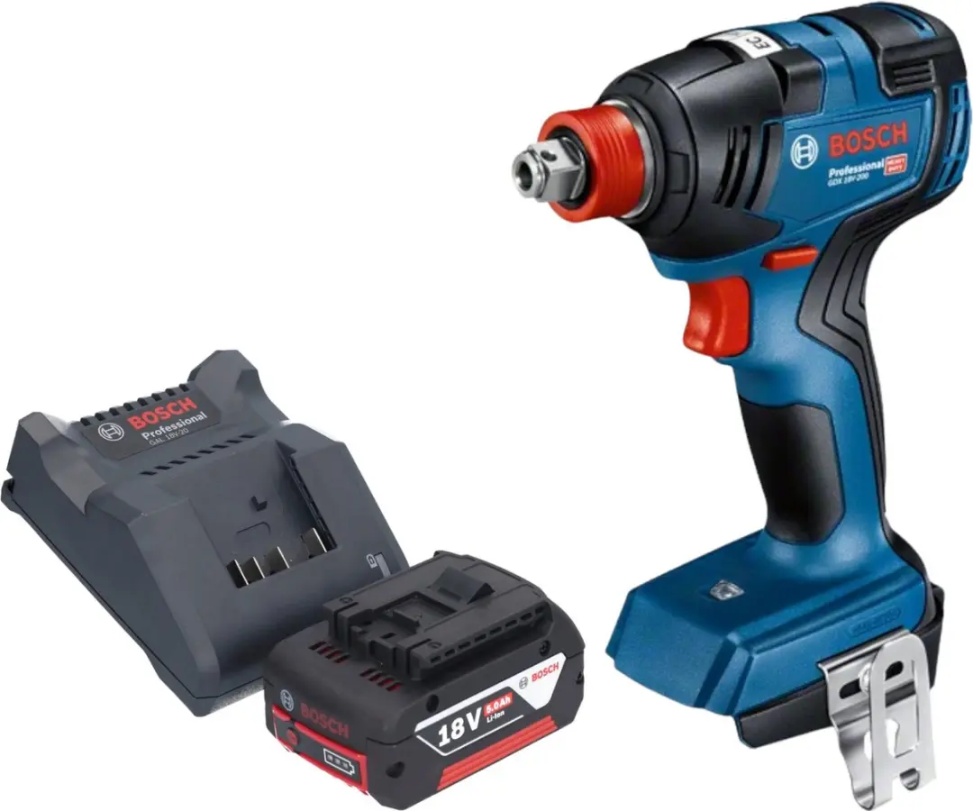Bosch GDX 18V-200 Professionele accu-slagmoersleutel 18 V 200 Nm borstelloos + 1