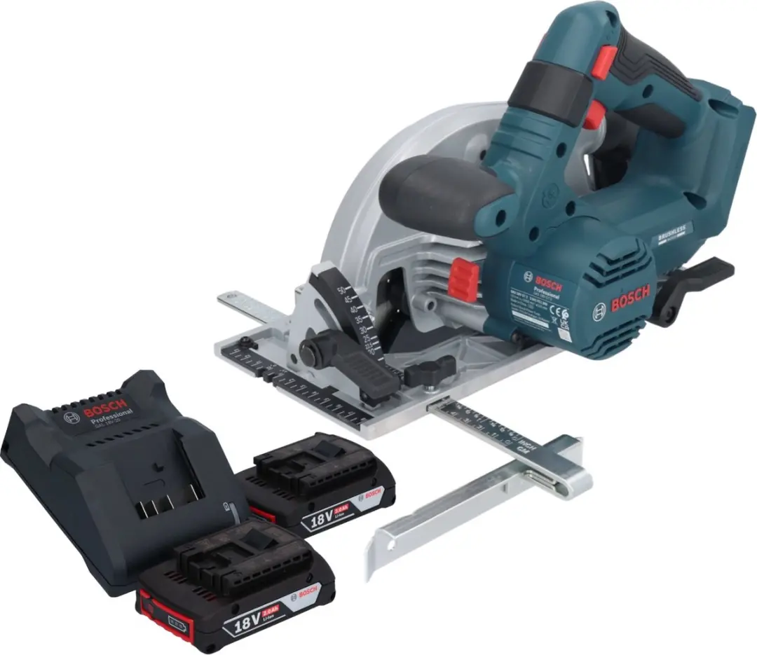 Bosch GKS 18V-57-2 Professionele accucirkelzaag 18 V 165 mm borstelloos + 2x acc