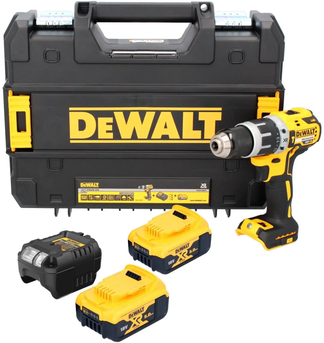 DeWalt DCD 796 M2T accu-klopboormachine 18 V 70 Nm borstelloos + 2x accu 4,0 Ah