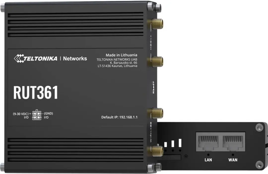 Teltonika RUT361 Router - Zwart