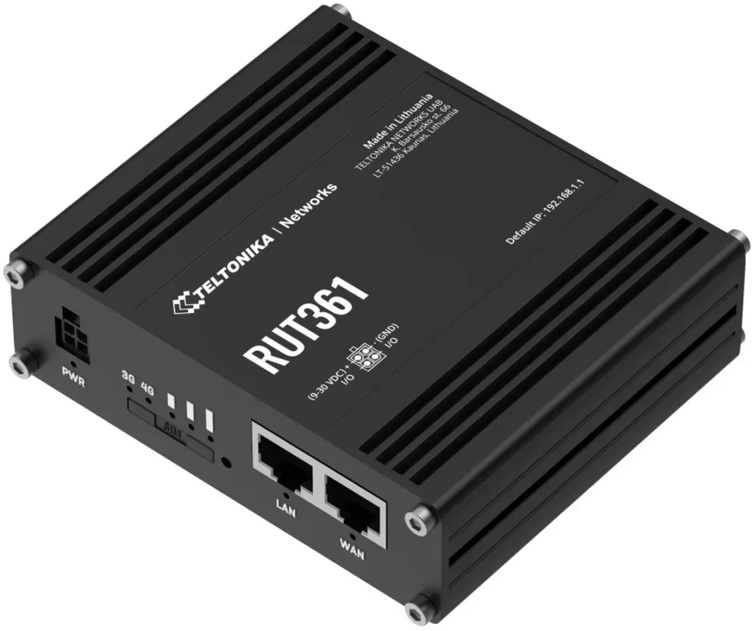 Teltonika RUT361 Router - Zwart