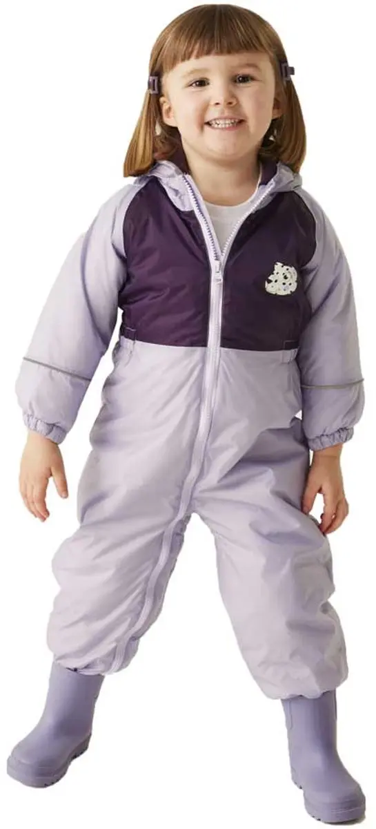 Regatta Mudplay Iii Overall Paars 24 Months-3 Years