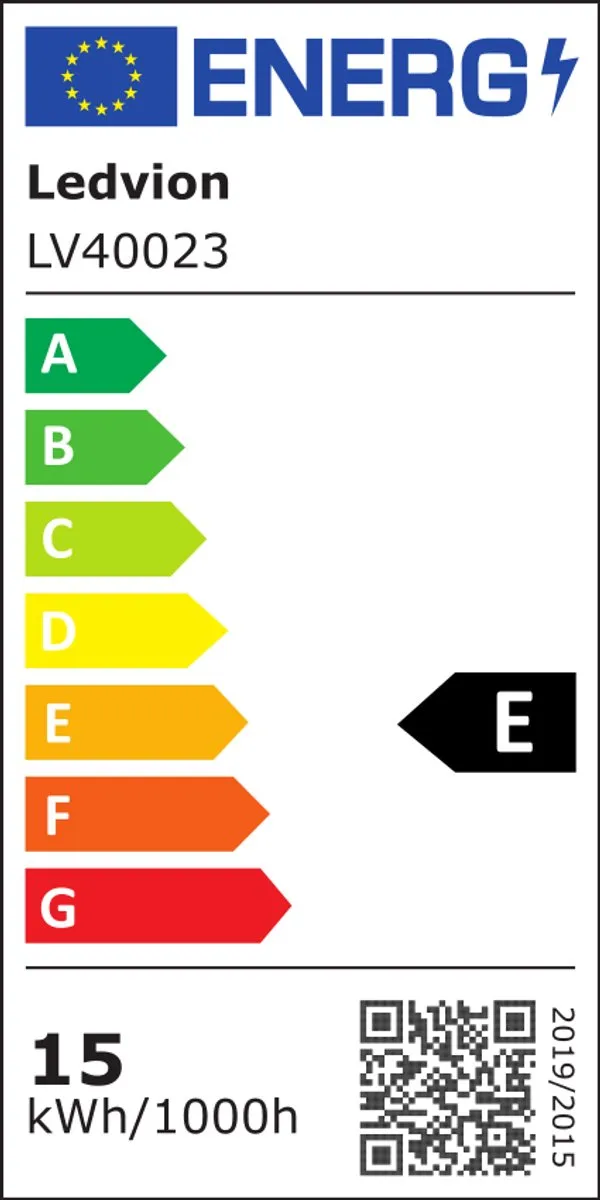 Ledvion LED Armatuur 60cm 15W 6500K - 5 Stuks