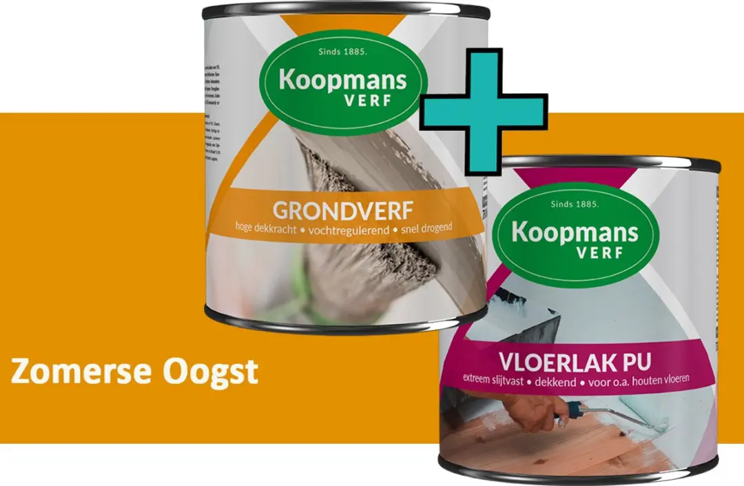 Koopmans Grondverf en Vloerlak PU zijdeglans