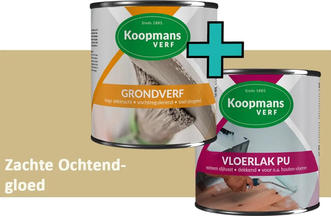 Koopmans Grondverf en Vloerlak PU zijdeglans