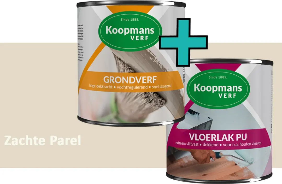 Koopmans Grondverf en Vloerlak PU zijdeglans
