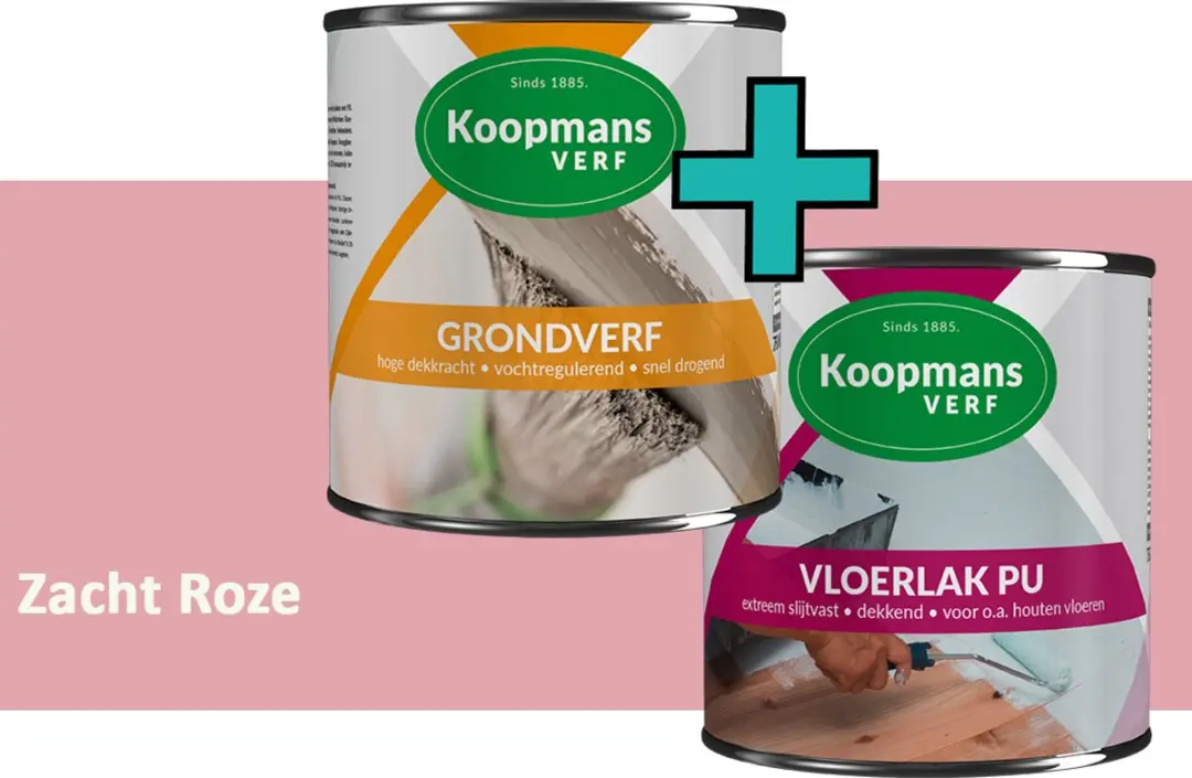 Koopmans Grondverf en Vloerlak PU zijdeglans